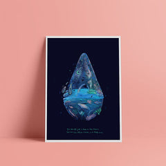 You are not just a drop in the ocean A4 print