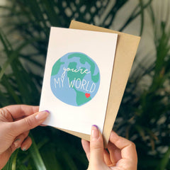 You're my world card