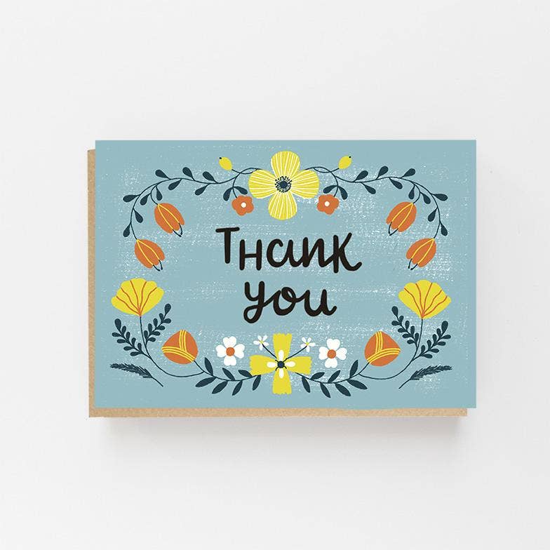 Pack of 8 Thank you cards