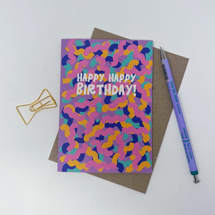 Happy happy birthday card