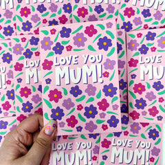 Love you mum card