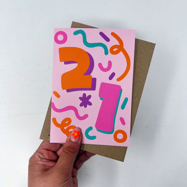 Age 21 birthday card