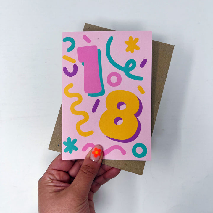 Age 18 birthday card