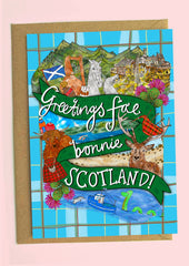 Greetings fae bonnie Scotland card