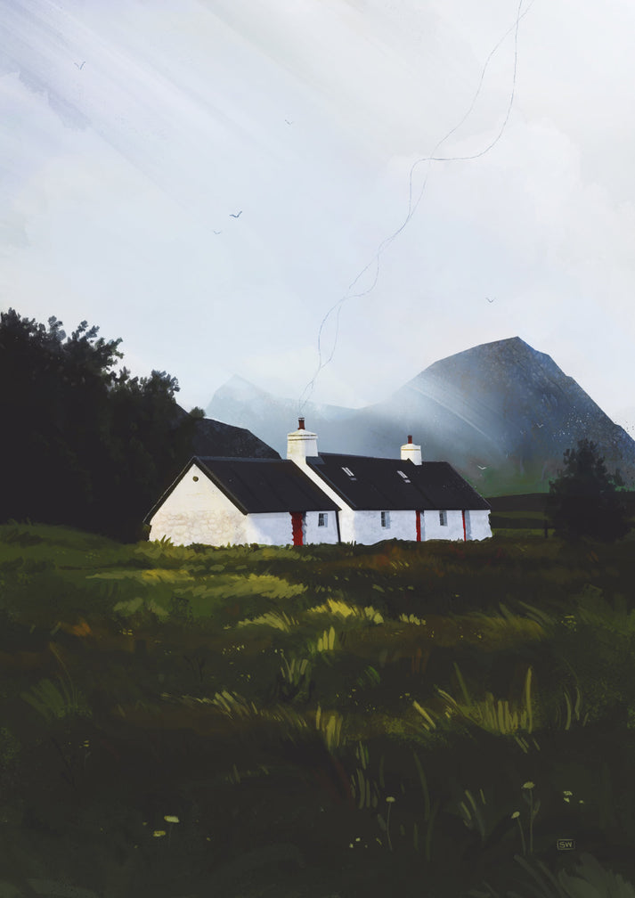 'Blackrock cottage' card