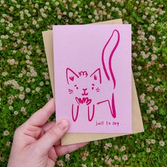 Just to say cat card