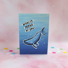 Whaley proud of you card