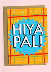 Hiya pal tartan card