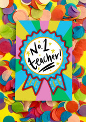 No.1 teacher card