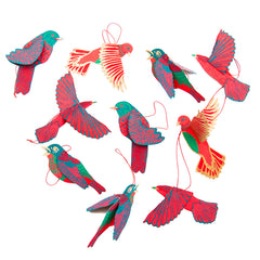 Paper Decorations (4 pack) - Birds