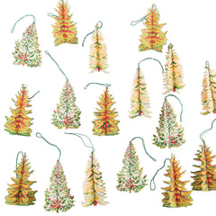 Paper Decorations (4 pack) - Trees