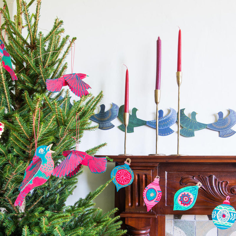 Paper Decorations (4 pack) - Birds