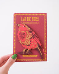 Wooden Robin decoration (single pack)
