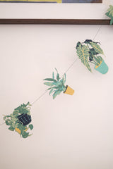 Paper garland - houseplant
