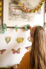 Paper garland - houseplant