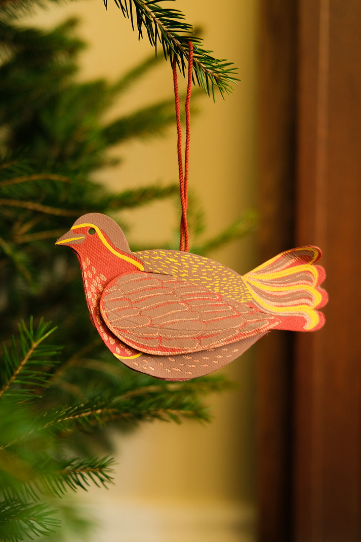 Robin Screen Printed Decoration