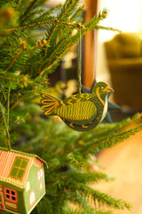Partridge Screen Printed Decoration