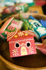 Gingerbread House Screen Printed Decoration