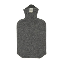 Lambswool Knit mini Hot Water Bottle - grey