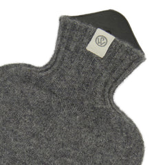 Lambswool Knit mini Hot Water Bottle - grey