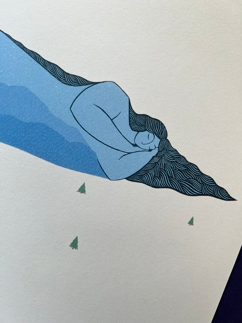 Cailleach na Mointeach (Old Woman of the Moors) A3 Print