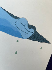 Cailleach na Mointeach (Old Woman of the Moors) A3 Print
