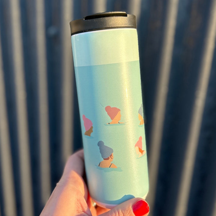 Wild swimming thermos cup