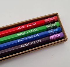 Pencil gift box set - crisps are life