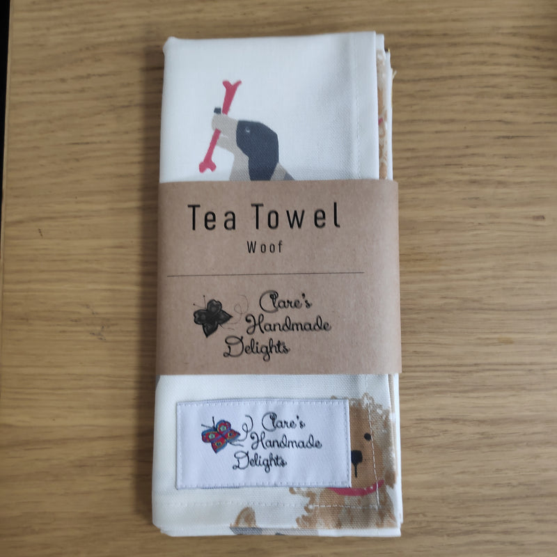 Tea towel - woof