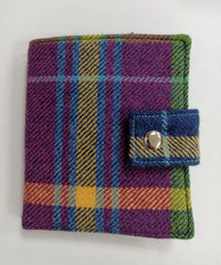 Bi-fold wallet/purse - Shetland Winters Night Tweed