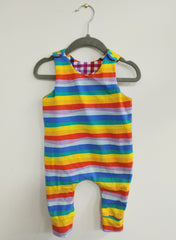 Romper suit - bright stripes (0-6 months)