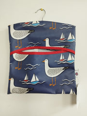 Peg bag (PVC) - seagulls