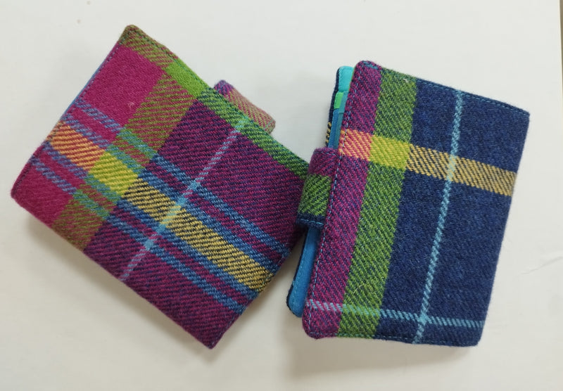 Bi-fold wallet/purse - Shetland Winters Night Tweed