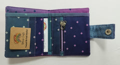 Bi-fold wallet/purse - Shetland Hibernal Heather