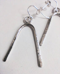 Sterling Silver wishbone earrings