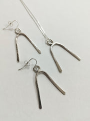 Sterling Silver wishbone earrings