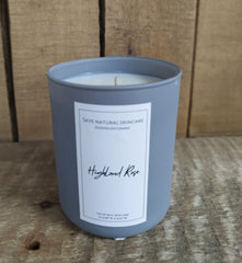 Highland Rose soy candle