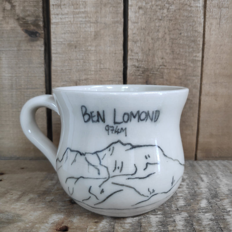 Hand painted mountain mug - Ben Lomond