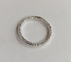 Sterling Silver reticulated ring