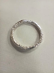 Sterling Silver reticulated ring