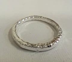 Sterling Silver reticulated ring