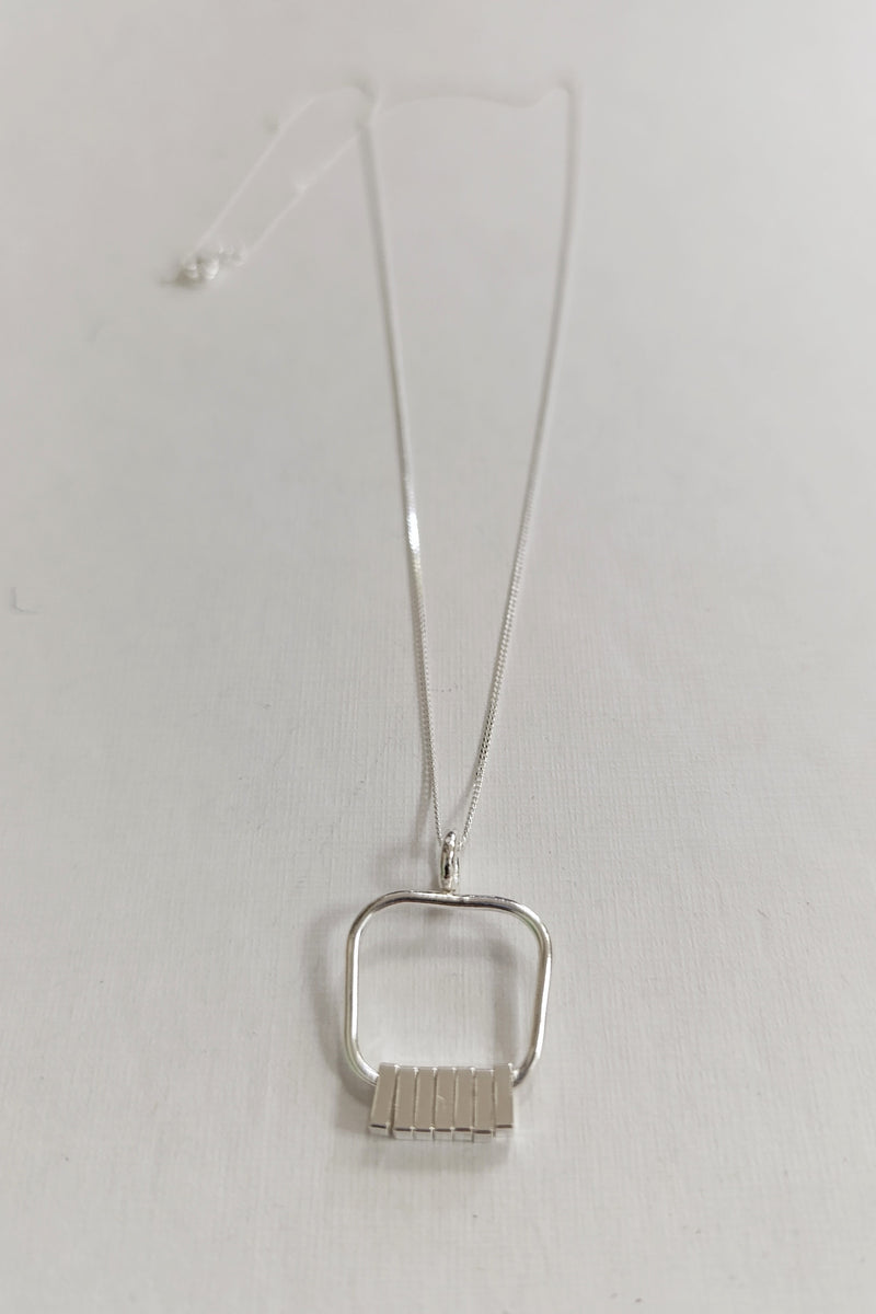 Sterling Silver 'motion' necklace