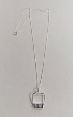 Sterling Silver 'motion' necklace