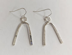 Sterling Silver wishbone earrings