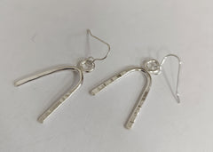 Sterling Silver wishbone earrings