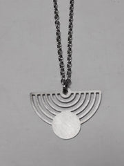 Moon semi-Circle necklace