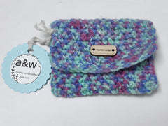 Crochet small purse - different colours available