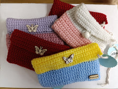 Crochet large purse - different colours available