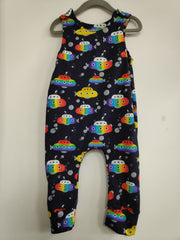 Romper suit - rainbow submarines (2-3 years)