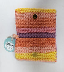 Crochet large purse - different colours available